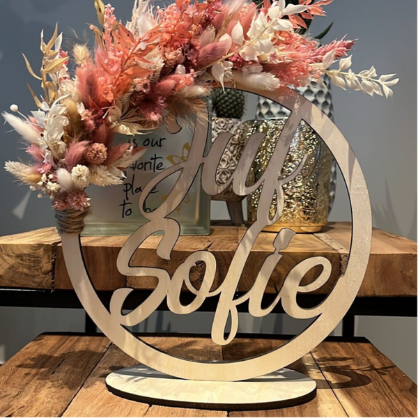 Flowerhoepel met naam