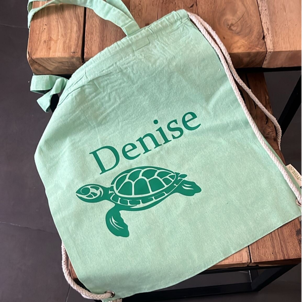 Turnzakje katoen groen