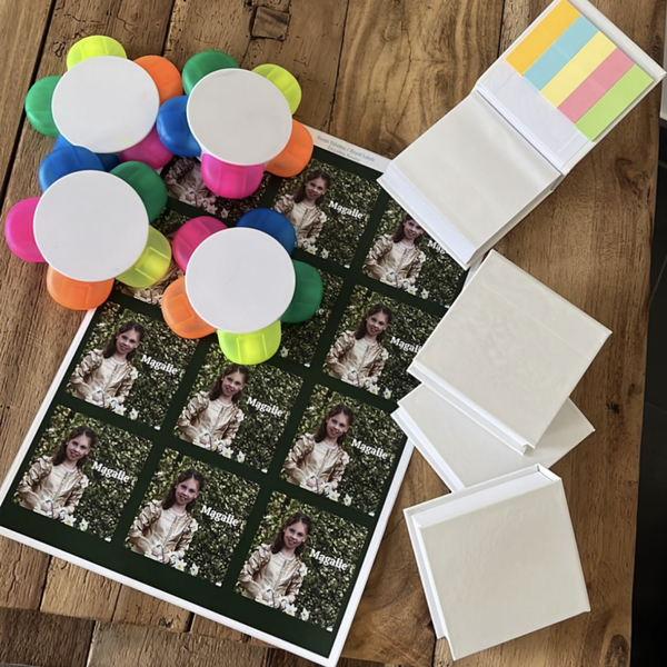 Ronde stickers met foto