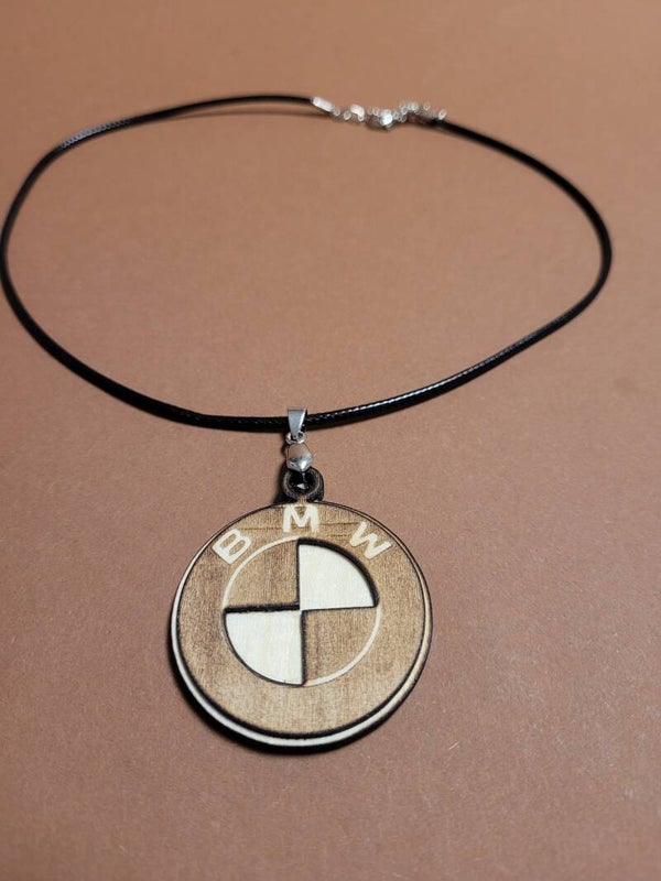 Auto Spiegelanhänger aus Holz Spiegel Deko