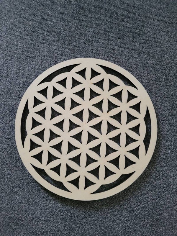 Topfuntersetzer aus Holz gelasert, Vasenuntersetzer, Holzuntersetzer, Dekoartikel, Geschenk