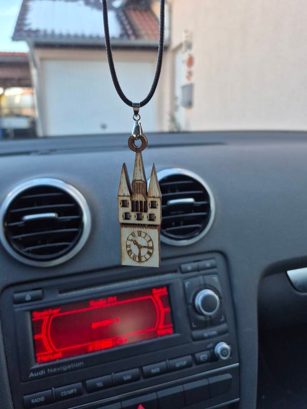 Auto-Holzduftbaum „Straubinger Stadtturm“