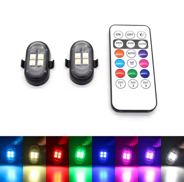 Lights with Wireless Remote 2/4pcs