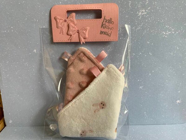 Freubels - stof - Knisperdoekje (roze)