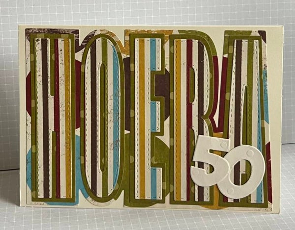 Verjaardag - leeftijd - HOERA 50