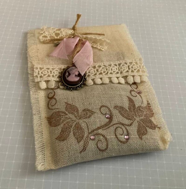 Freubels - stof - vintage lavendelzakje - bloemen