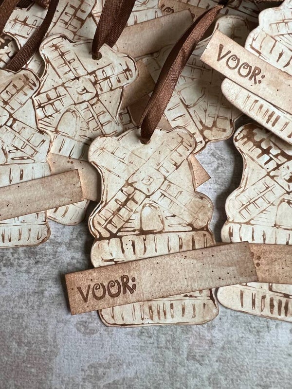 Sinterklaas - cadeaulabels - speculaas