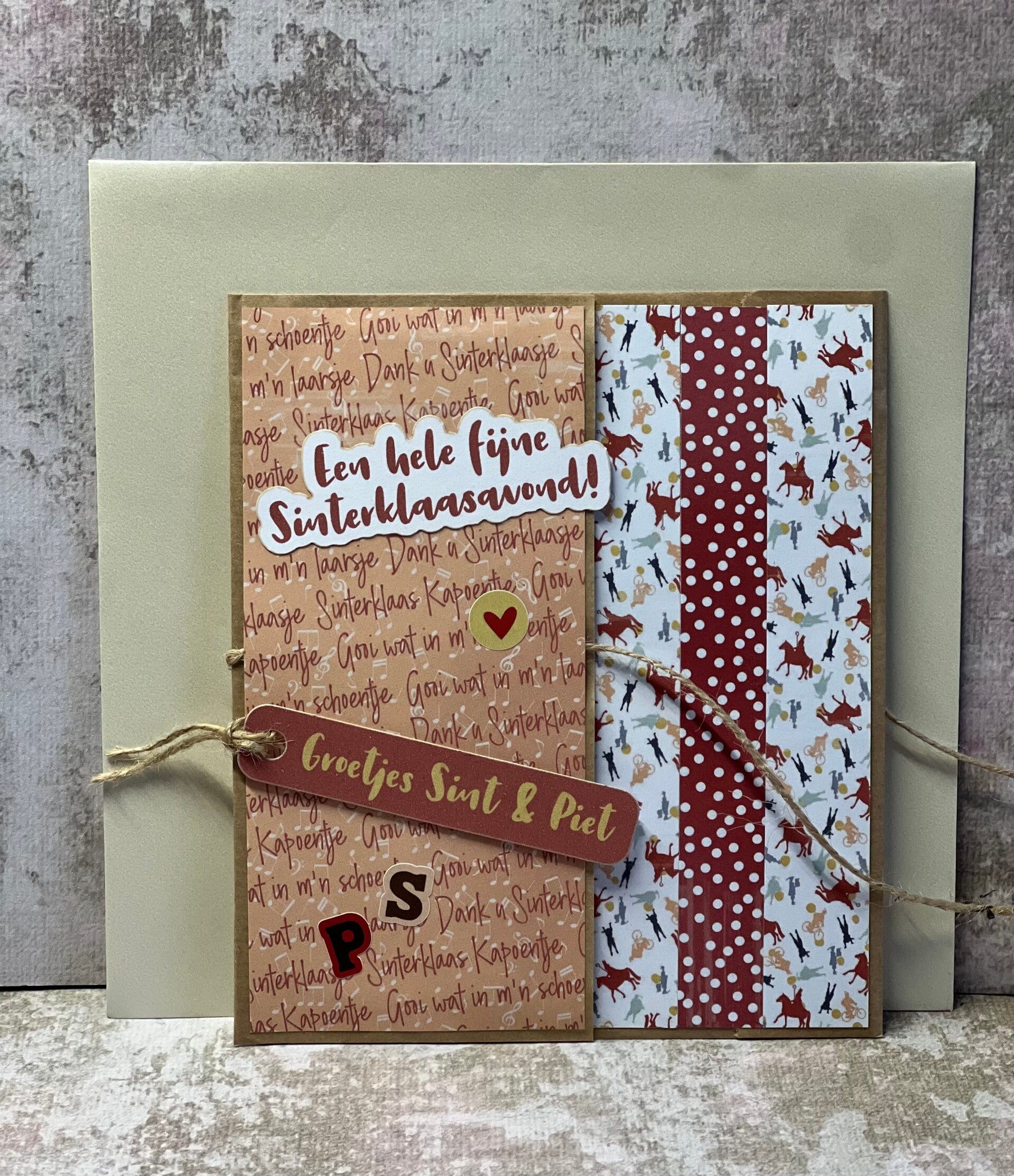 Sinterklaas - kaartje met verrassing - een hele fijne…