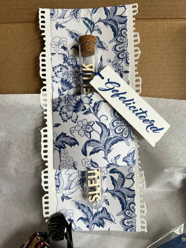 Brievenbusdoosjes - overige - nieuw huis - blauw/wit
