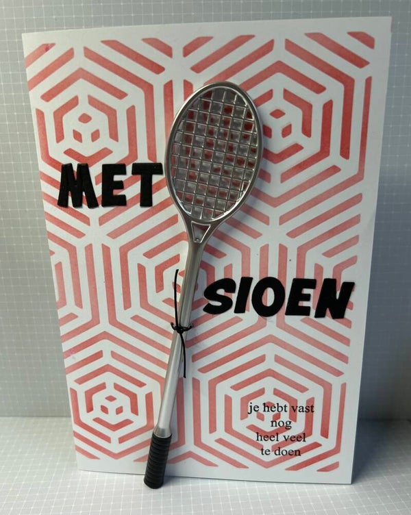 Pensioen - tennisracket…