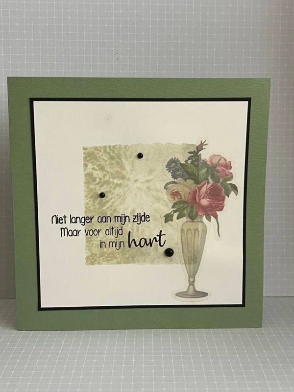 Condoleance - sterkte -  niet langer aan…