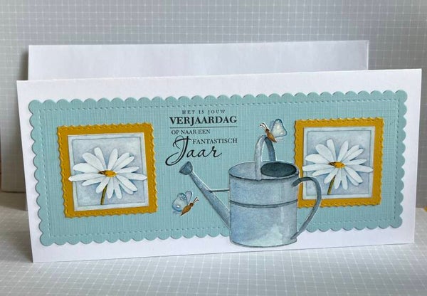 Verjaardag - vrouw - Margrietjes