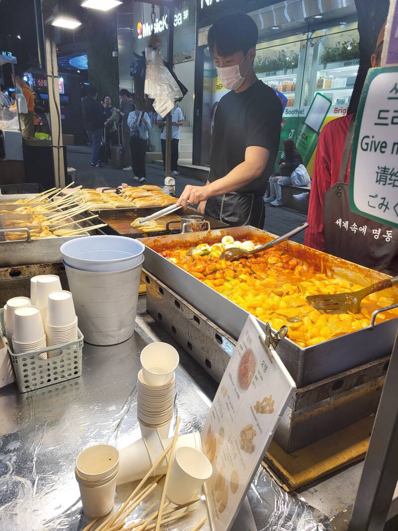 séoul seoul corée du sud korea  myeongdong street food festival night market