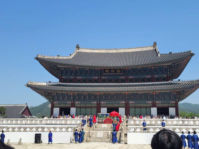 séoul seoul korea corée du sud Jongno-gu jongno palais de gyeongbokgung palace
