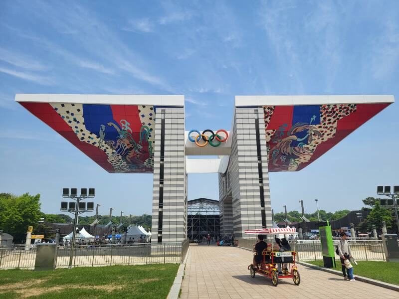 séoul seoul korea corée du sud parc olymique olympic park 1988 JO