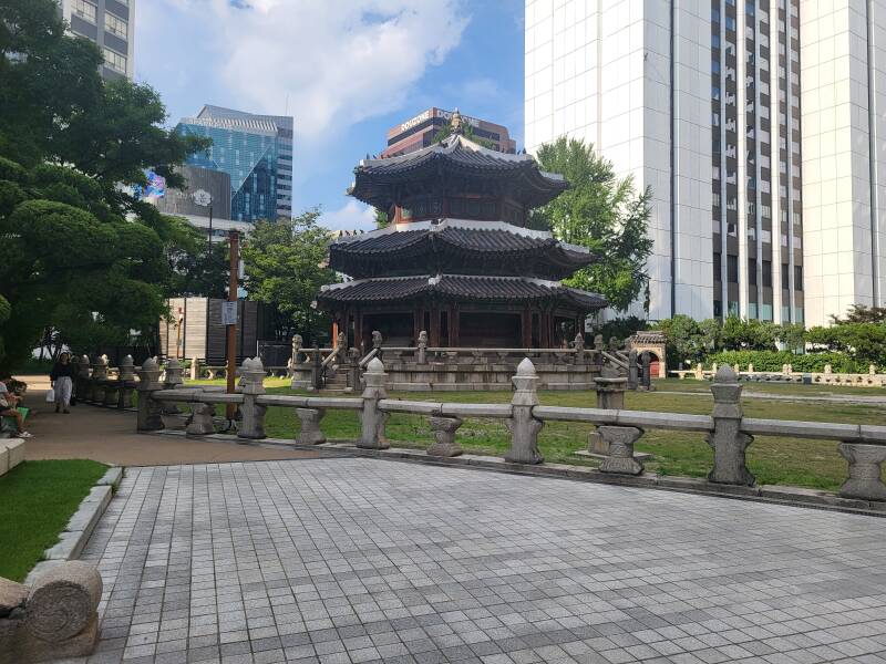 séoul seoul korea corée du sud Hwangudan (Wongudan) Altar  jung jung-gu