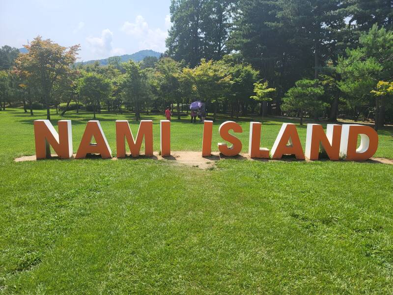 ile de nami island korea corée du sud Chuncheon-si Gangwon-do