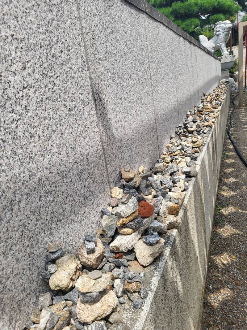 cairns empillement de pierres corée du sud korea