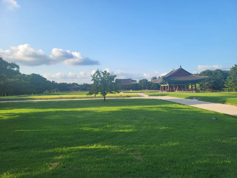 corée du sud korea gyeongju  palais de Donggung Palace & Wolji Pond étang Wolji