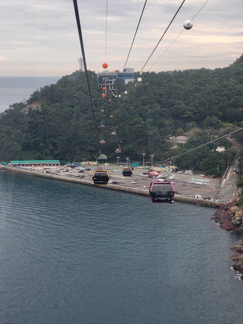 busan pusan corée du sud korea téléphérique Sangdo cable car