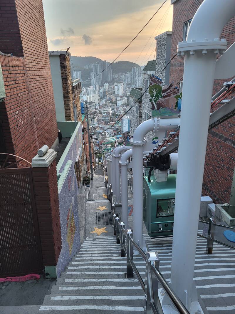 corée du sud korea busan Somang Stairs Monorail