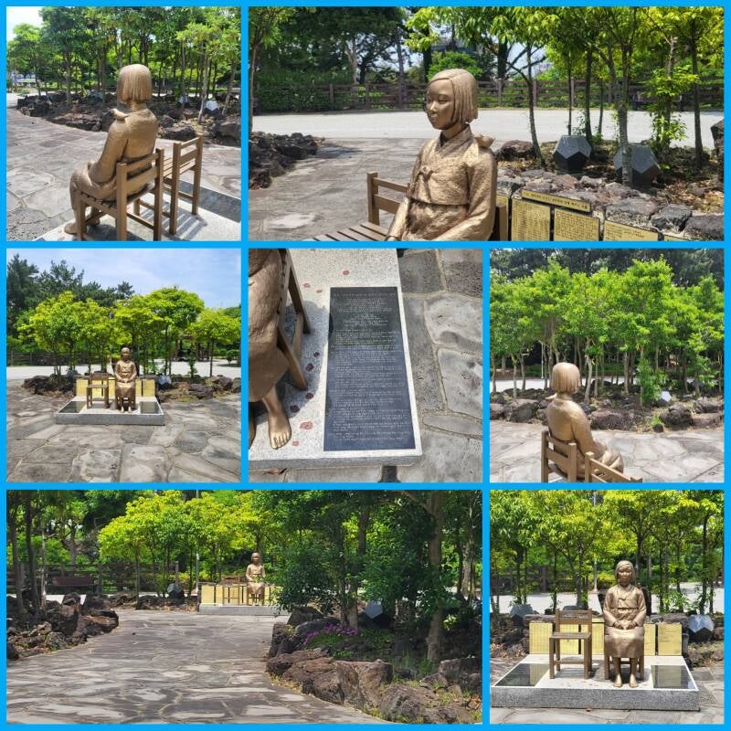 statue de la paix statue of peace  femmes de réconfort jeju jeju-do jeju-si