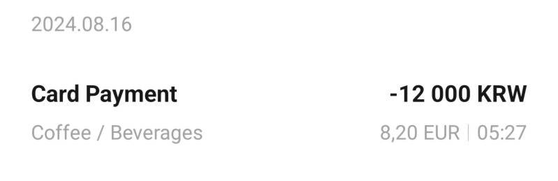 woopass séoul seoul cartte de crédit corée du sud CB