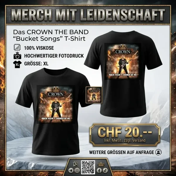 T-Shirt CROWN - Bucket Songs
