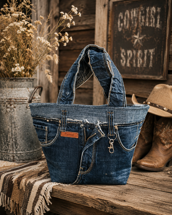 Denim Belt Tote