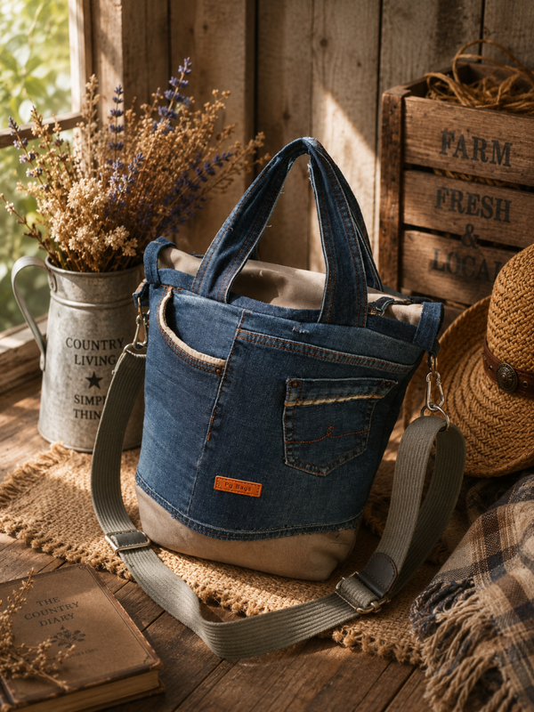 Denim carry all