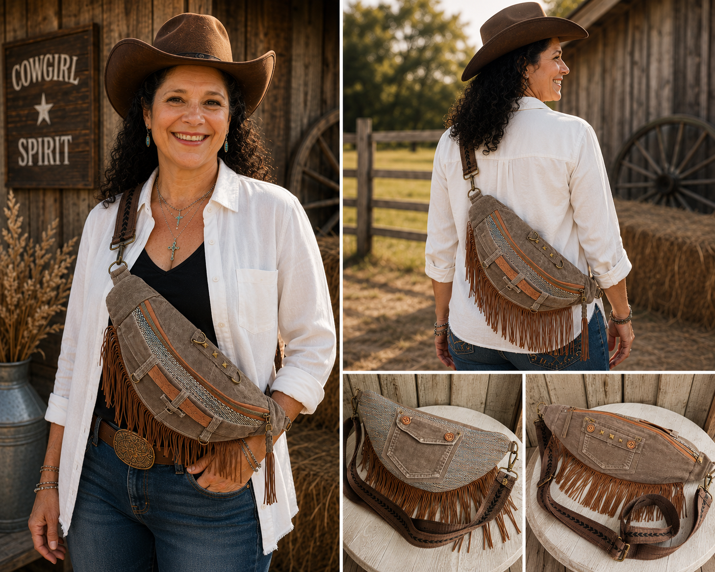 Boho Nomad Fringe crossbody