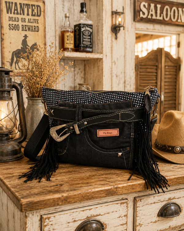Midnight Rodeo Fringe Bag