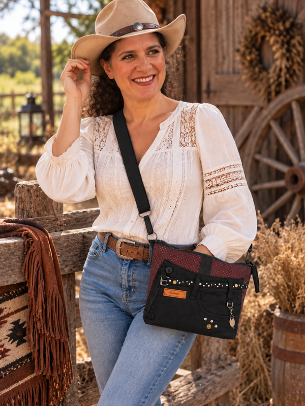 Bordeaux Rebel Crossbody