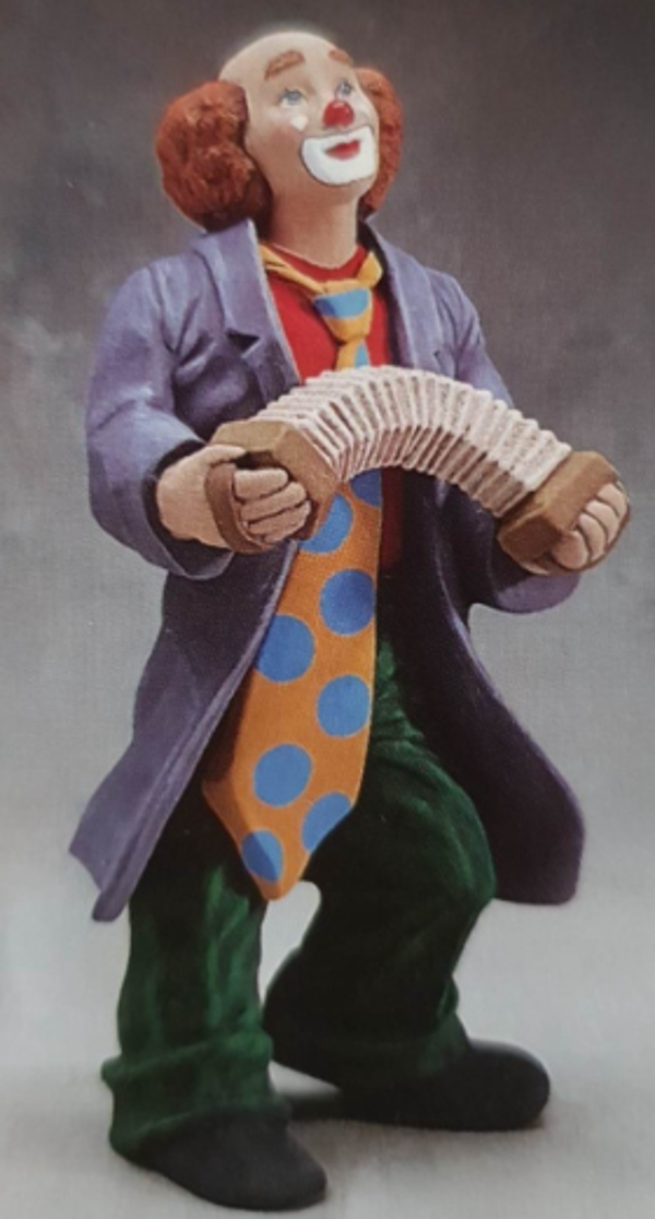 clown met accordeon