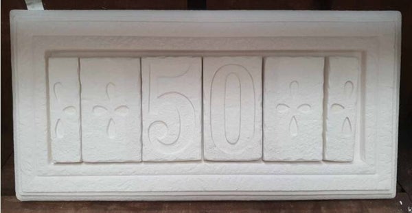 huisnummerbord effen