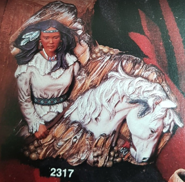 Rijdende indiaanse