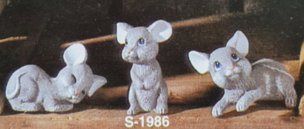 Kleine muisjes set van 3 stuks