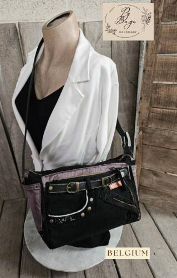 Buckle belt  Bronze/zwart