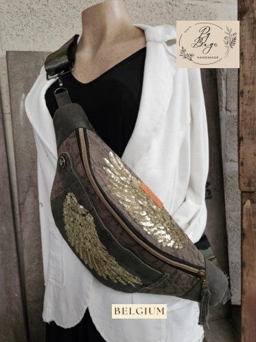 Golden Wings crossbody
