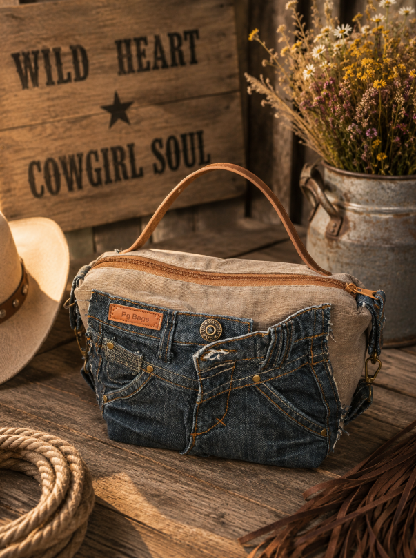 Rustic Denim Stud