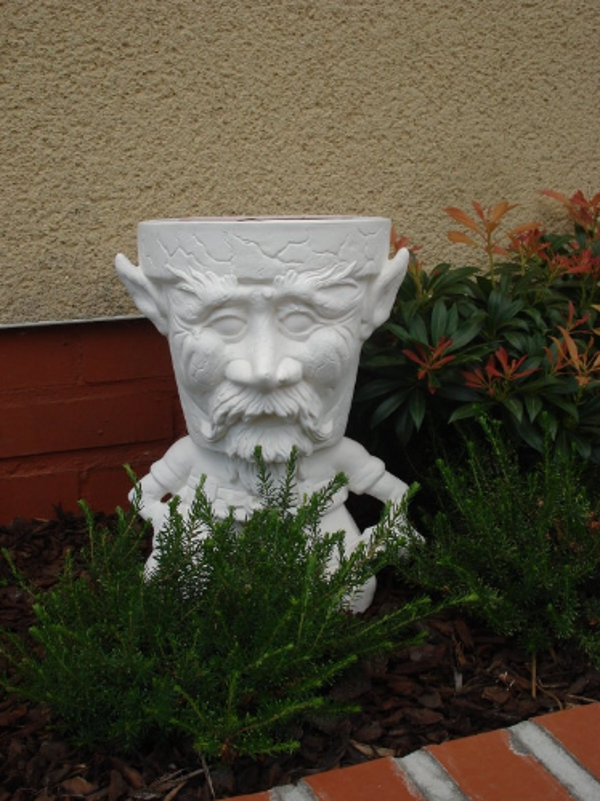 kabouter bloempot incl glazuur