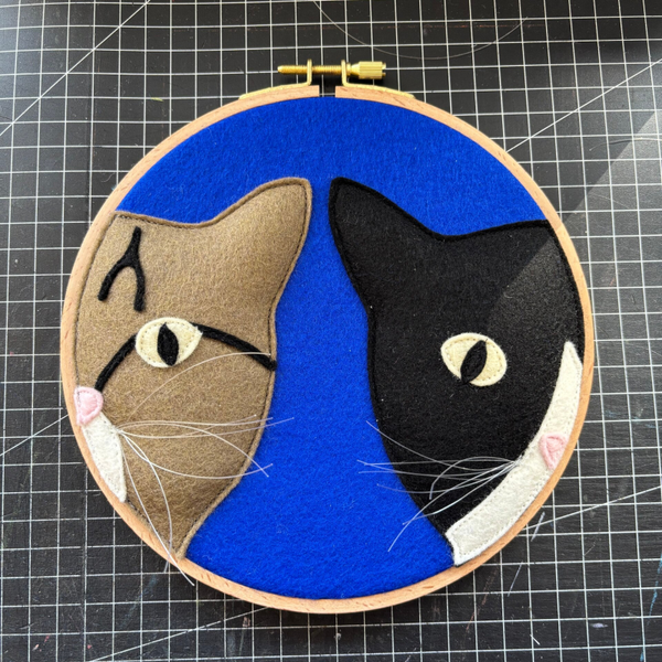 Custom wandhanger ‘kattekop’