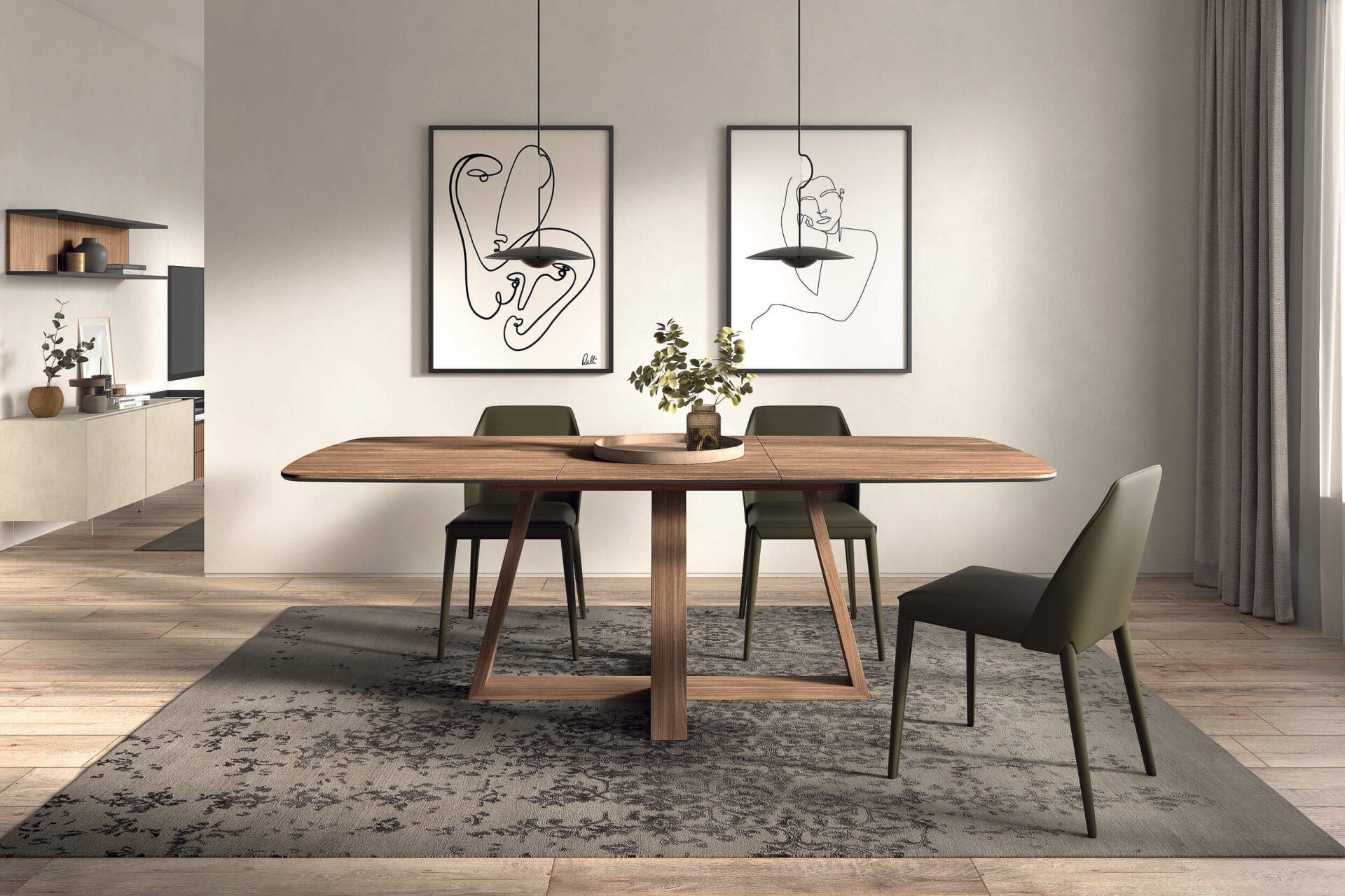 Mesa de comedor de diseño en Mobiliario Gómez Nerja