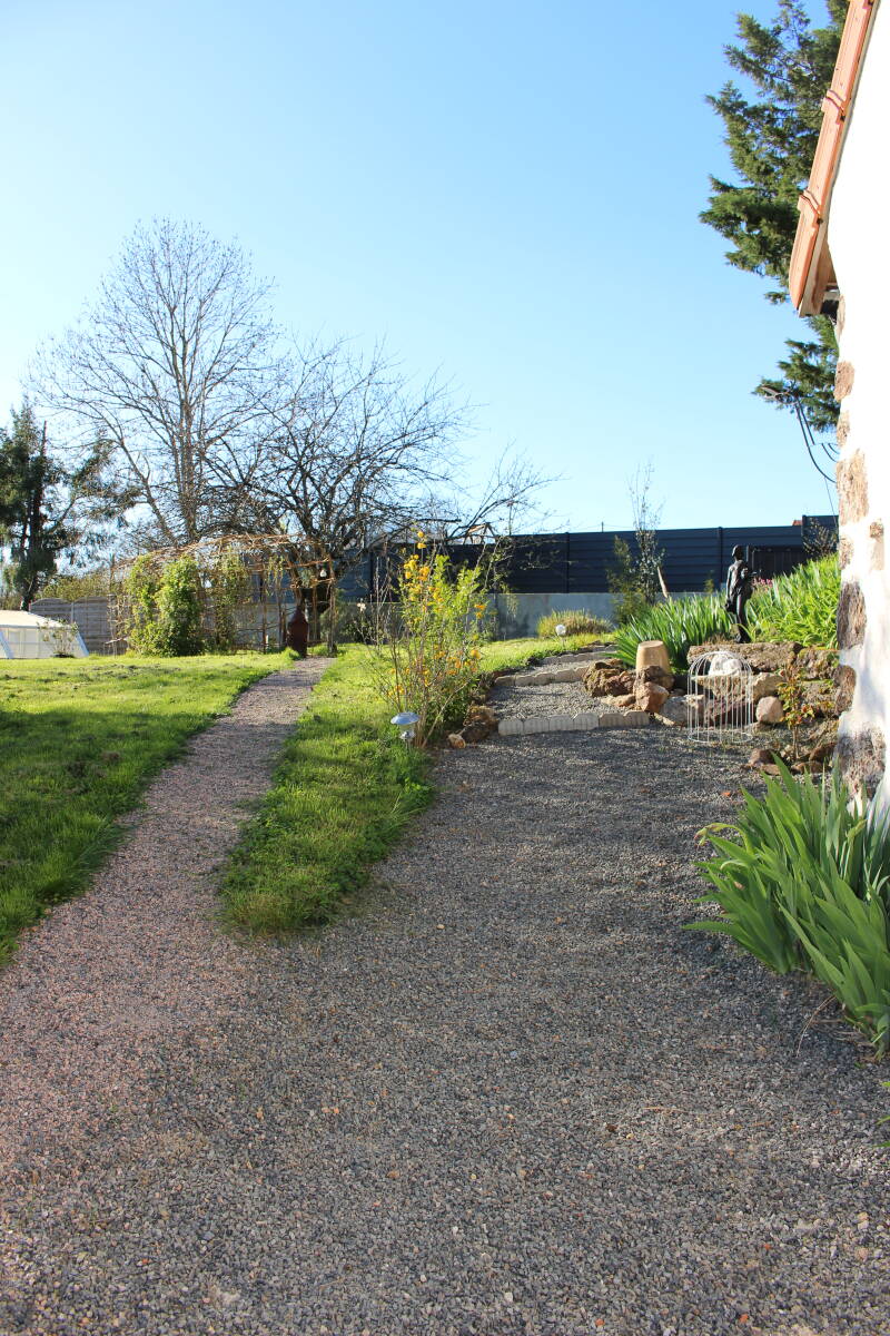 Pad naar tuin/zwembad