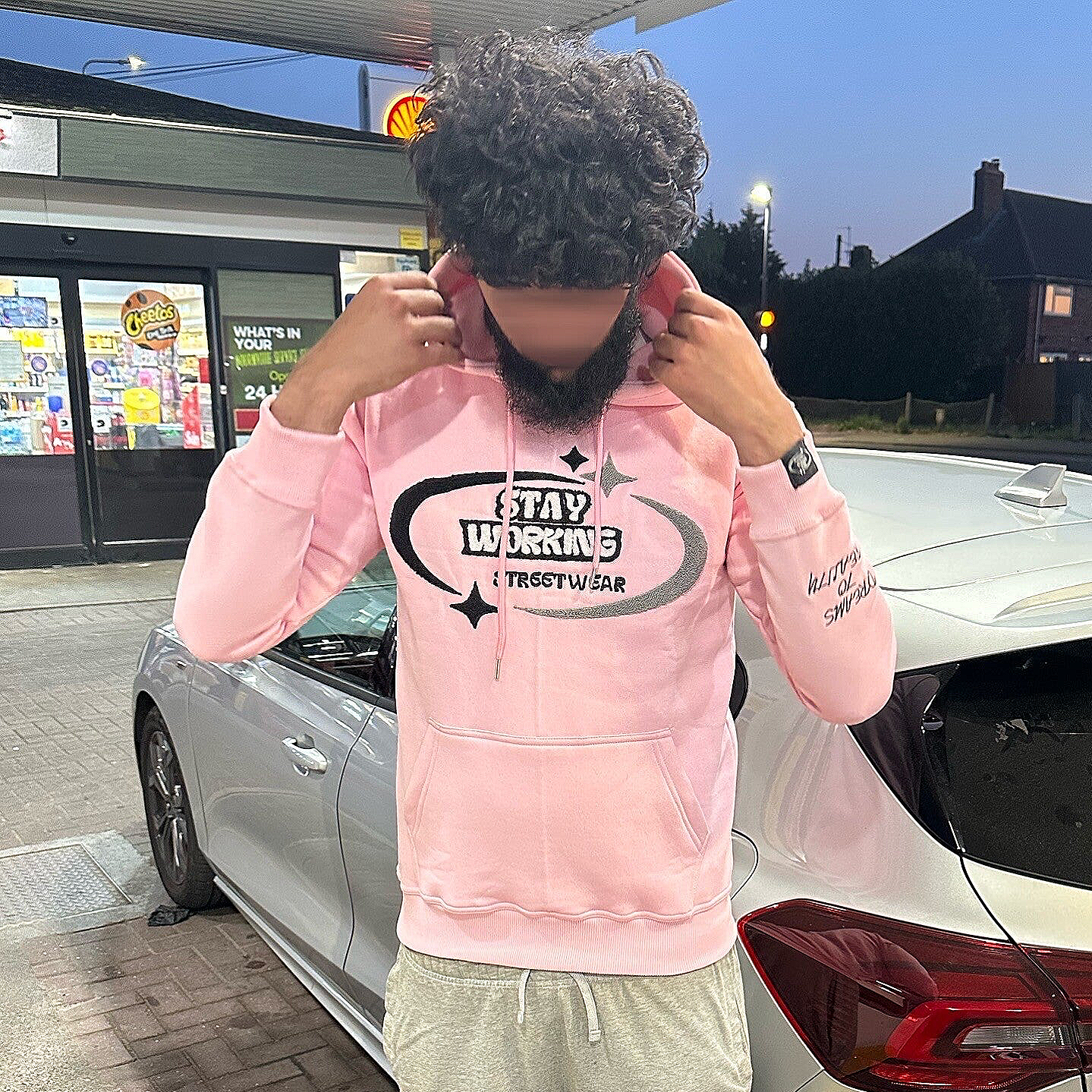 StayWorking Chenille Embroidery Hoodie