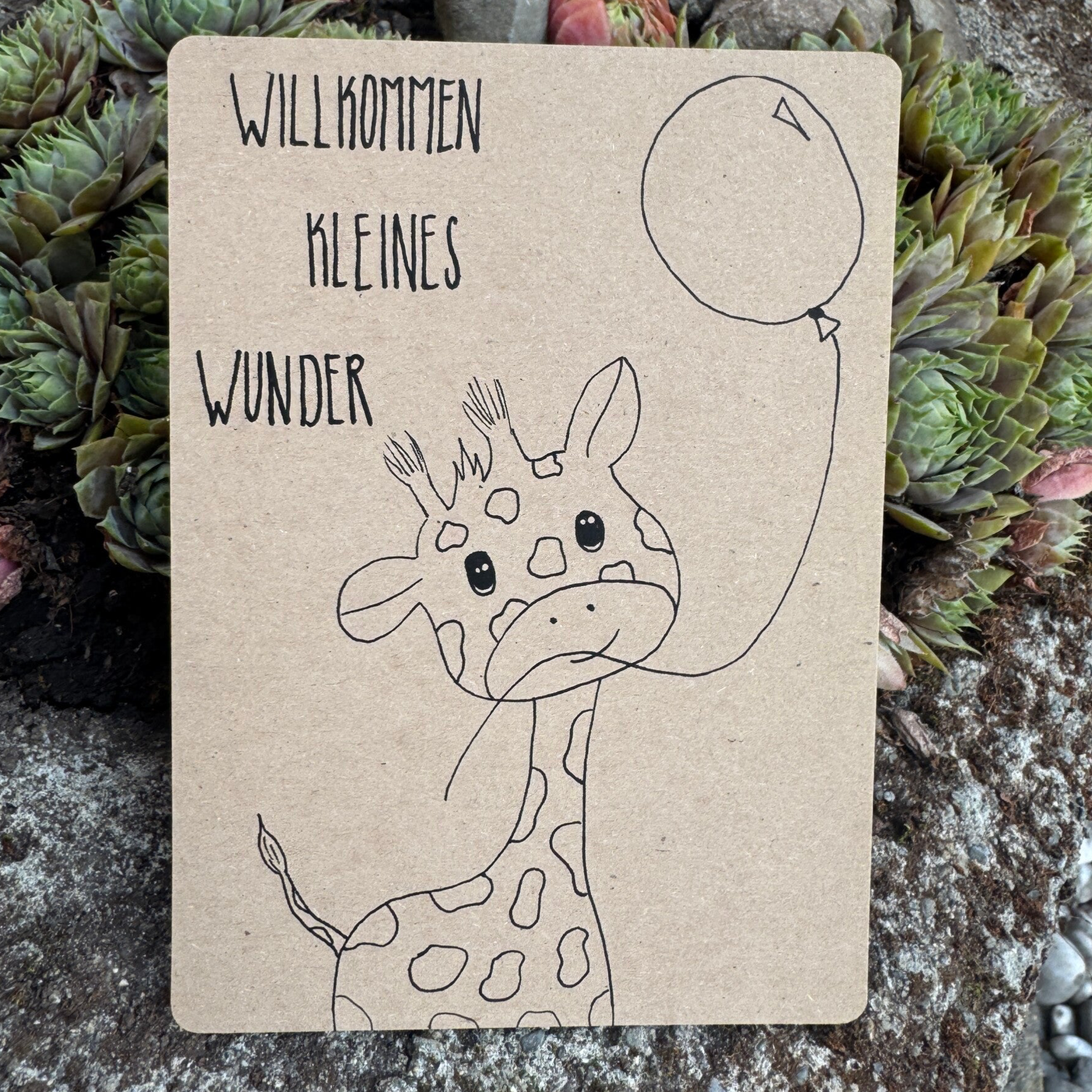 Kleines Wunder Girafe