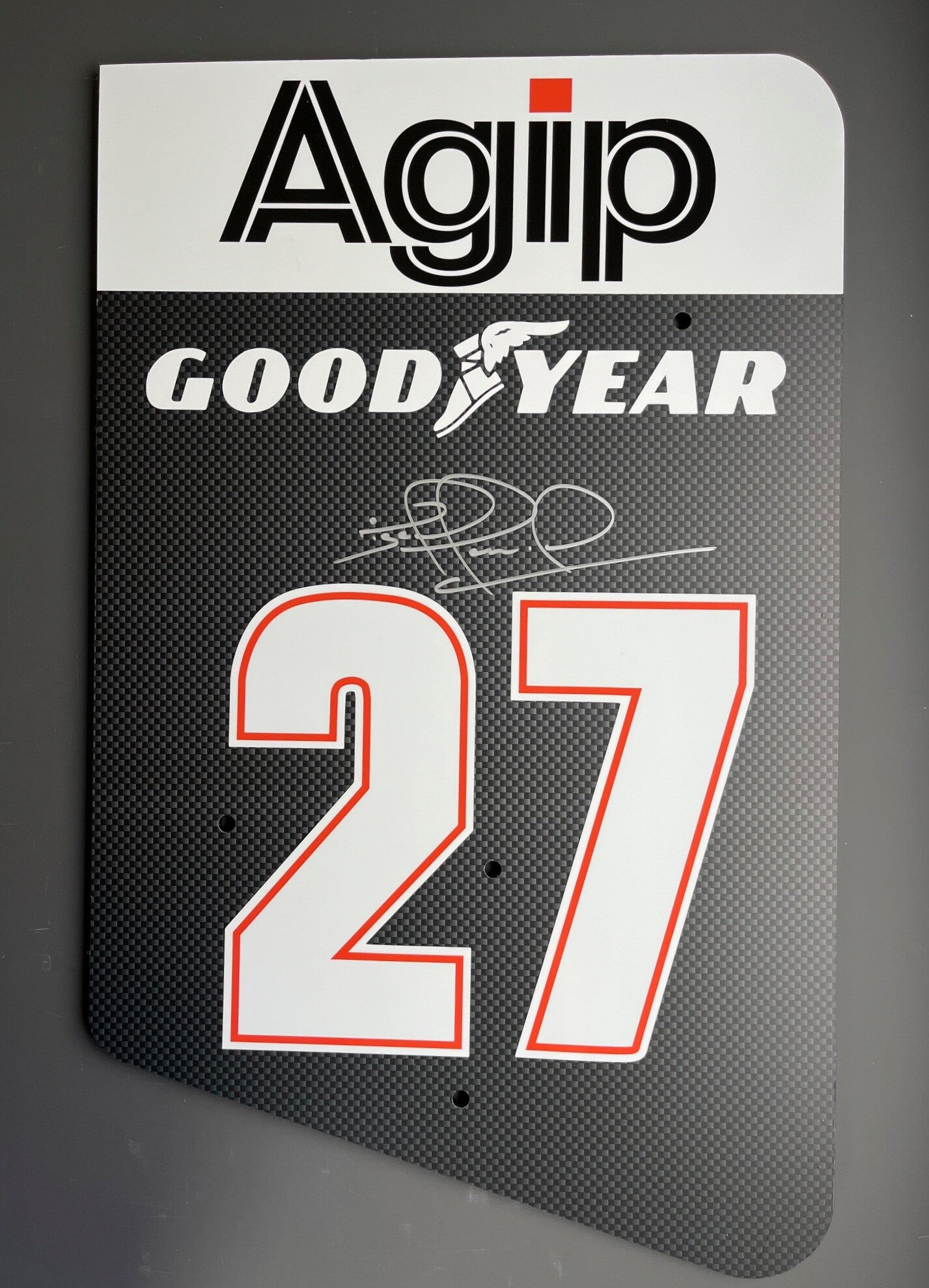 Nigel Mansell Signed 1/1 Ferrari 640 Replica Endplate