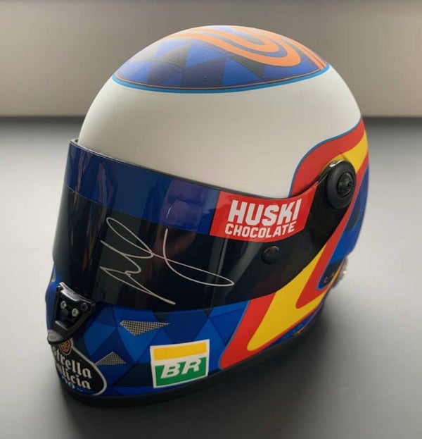 Carlos Sainz Signed 1/2 Scale Helmet
