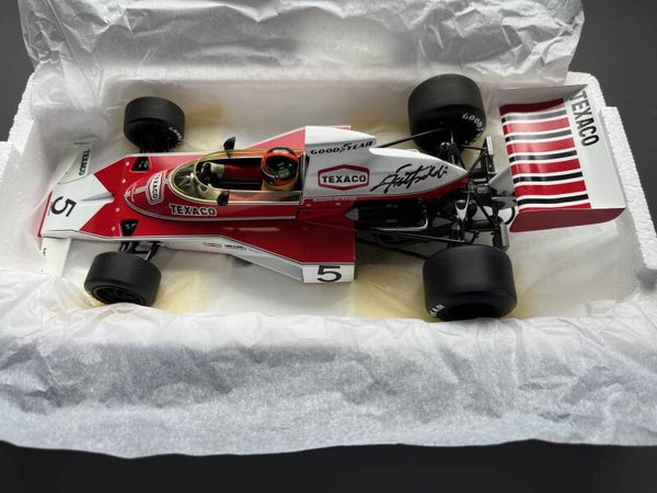 Emerson Fittipaldi Signed 1/18 1974 WC McLaren M23