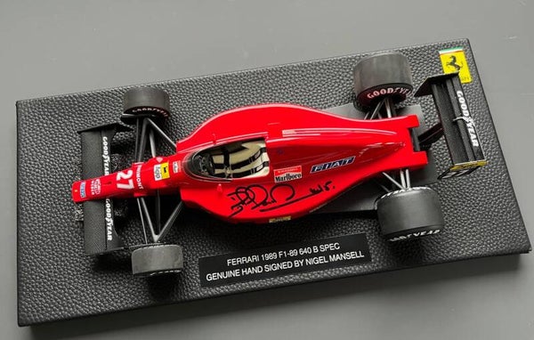 Nigel Mansell Signed 1/18 Ferrari 640B